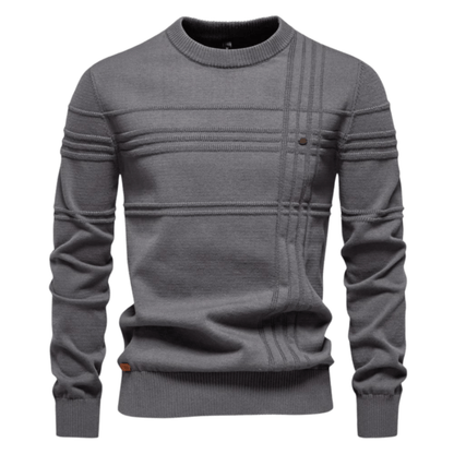 MaisonNox®| Stijlvolle herenpullover met ruitdesign