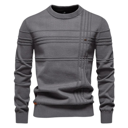 MaisonNox®| Stijlvolle herenpullover met ruitdesign