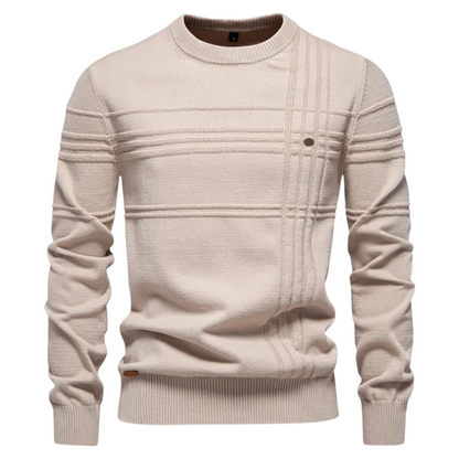 MaisonNox®| Stijlvolle herenpullover met ruitdesign
