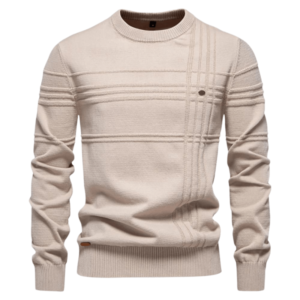 MaisonNox®| Stijlvolle herenpullover met ruitdesign