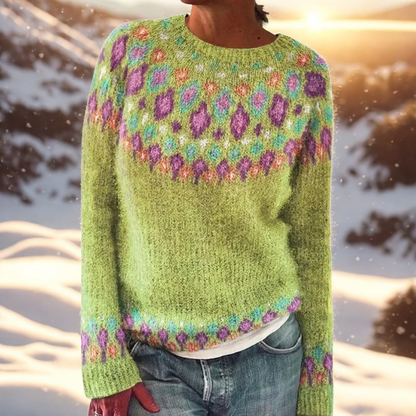 MaisonNox®– Wintertrui met tijdloos Scandinavisch patroon