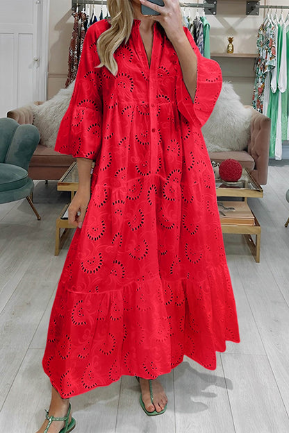 MaisonNox® | Lange jurk met elegante stijl en dagelijks comfort voor de zomer en informele gelegenheden