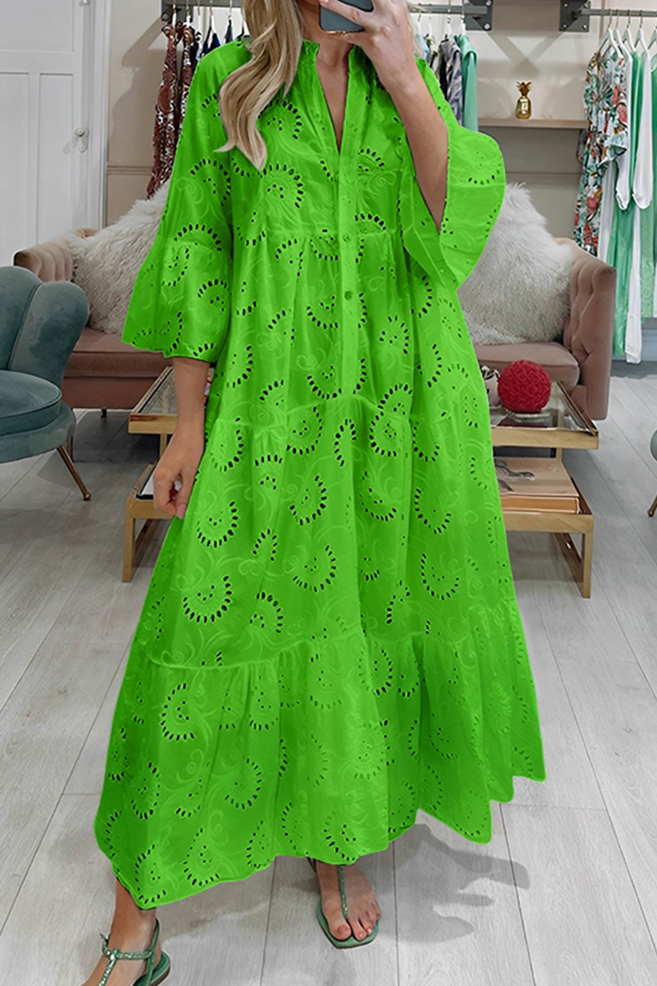 MaisonNox® | Lange jurk met elegante stijl en dagelijks comfort voor de zomer en informele gelegenheden