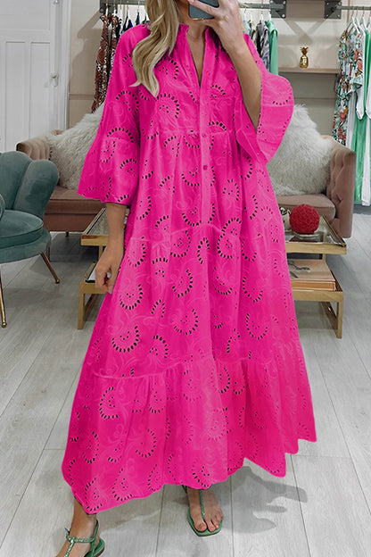 MaisonNox® | Lange jurk met elegante stijl en dagelijks comfort voor de zomer en informele gelegenheden