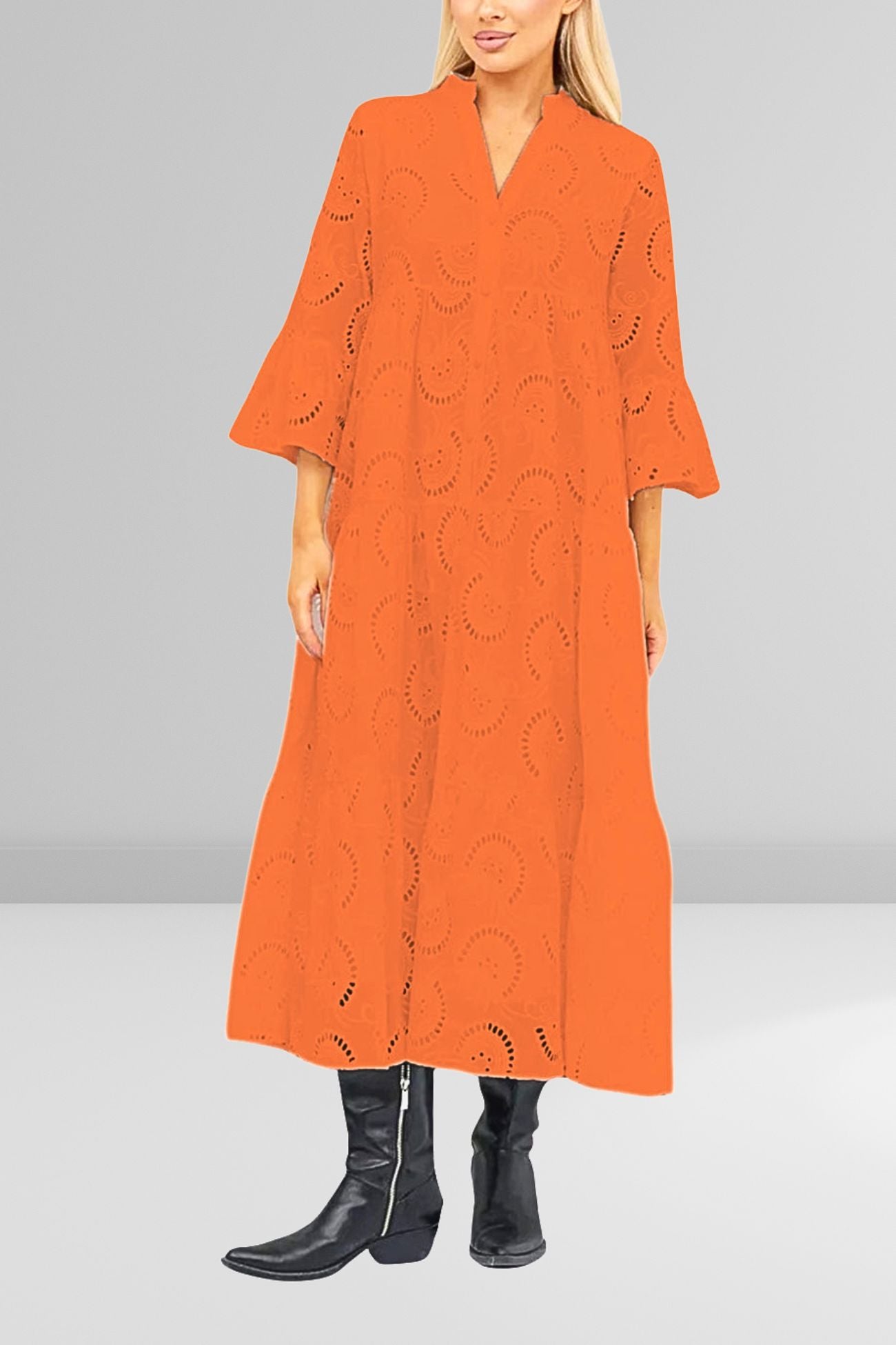 MaisonNox® | Lange jurk met elegante stijl en dagelijks comfort voor de zomer en informele gelegenheden