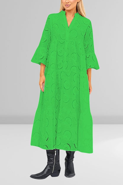 MaisonNox® | Lange jurk met elegante stijl en dagelijks comfort voor de zomer en informele gelegenheden