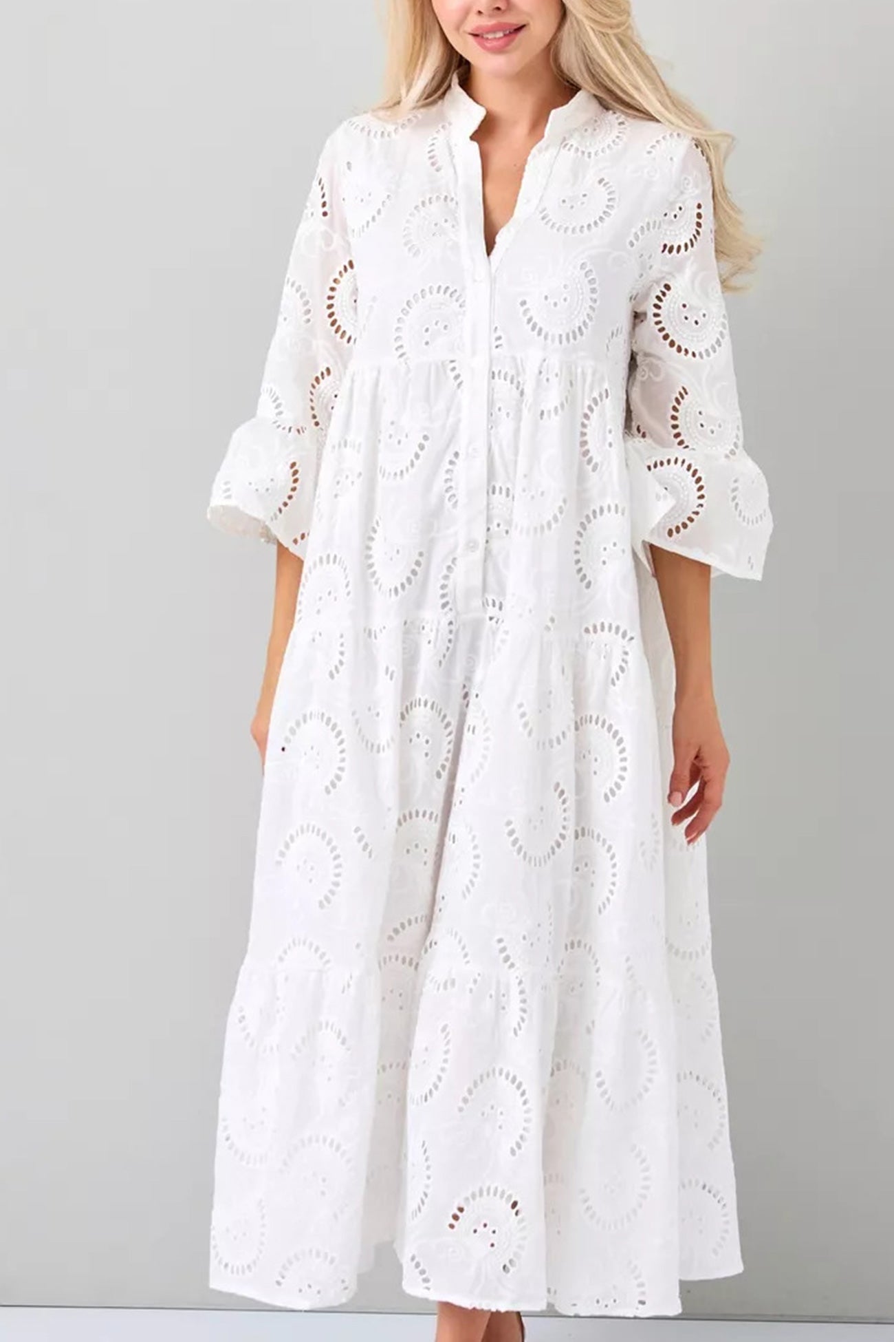 MaisonNox® | Lange jurk met elegante stijl en dagelijks comfort voor de zomer en informele gelegenheden