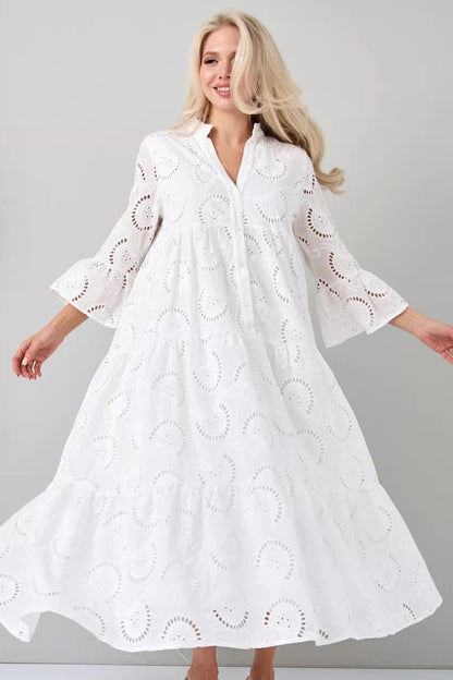 MaisonNox® | Lange jurk met elegante stijl en dagelijks comfort voor de zomer en informele gelegenheden