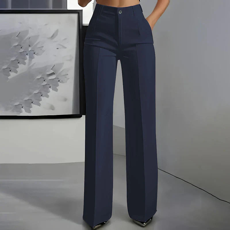 MaisonNox® | Chic hoge taillebroek met flatterende pasvorm voor werk en elegante momenten