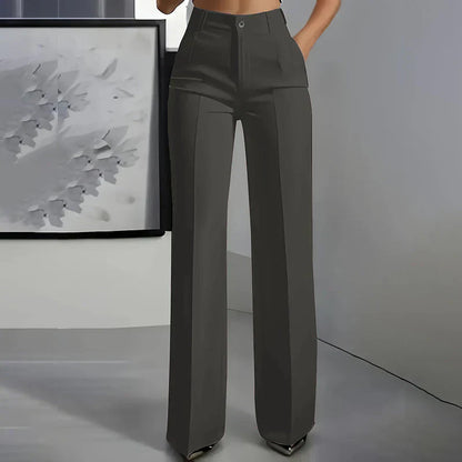 MaisonNox® | Chic hoge taillebroek met flatterende pasvorm voor werk en elegante momenten