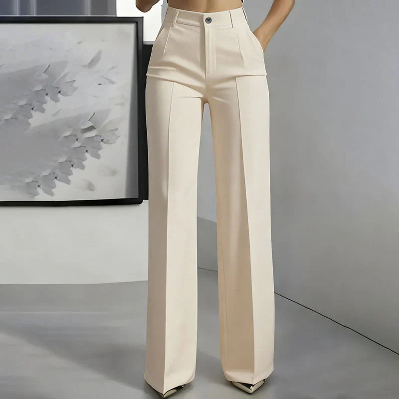 MaisonNox® | Chic hoge taillebroek met flatterende pasvorm voor werk en elegante momenten