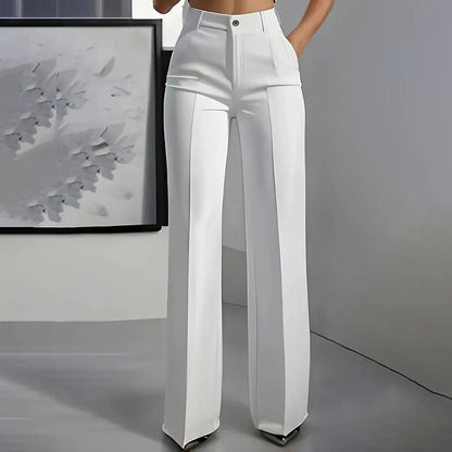 MaisonNox® | Chic hoge taillebroek met flatterende pasvorm voor werk en elegante momenten