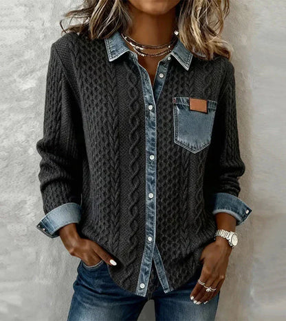 MaisonNox® | Gebreide Top met Warm Comfort en Tijdloze Chic voor Elke Dag