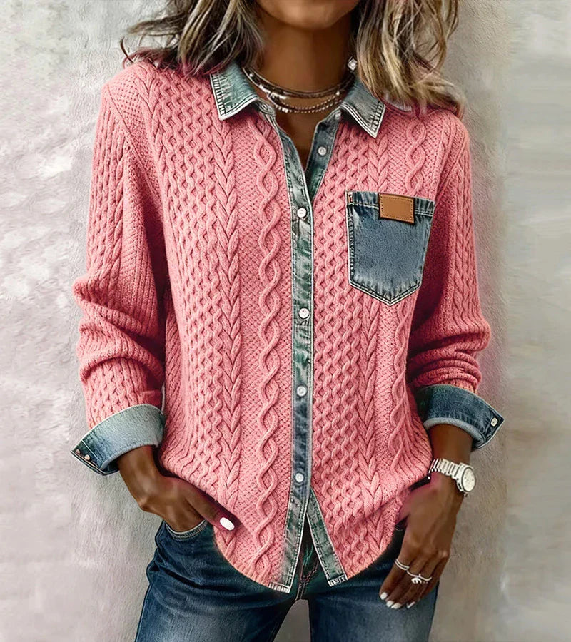 MaisonNox® | Gebreide Top met Warm Comfort en Tijdloze Chic voor Elke Dag