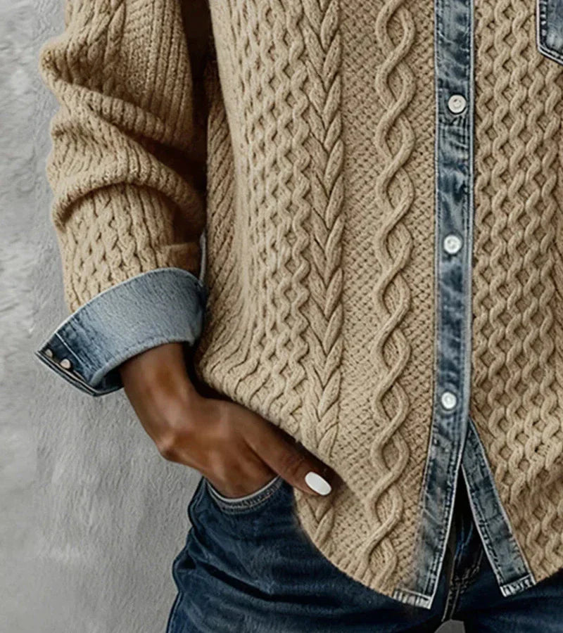 MaisonNox® | Gebreide Top met Warm Comfort en Tijdloze Chic voor Elke Dag
