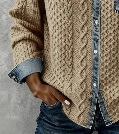 MaisonNox® | Gebreide Top met Warm Comfort en Tijdloze Chic voor Elke Dag
