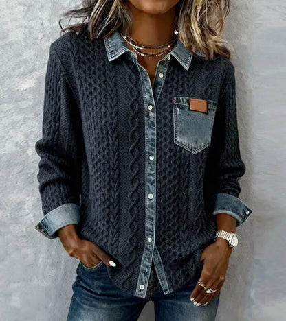 MaisonNox® | Gebreide Top met Warm Comfort en Tijdloze Chic voor Elke Dag