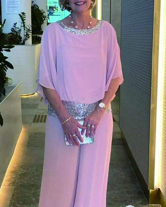 MaisonNox®  | Compleet in Twee Stukken met Vloeiende Snit en Elegante Stijl voor Speciale Gelegenheden