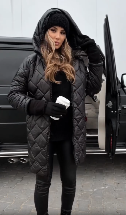 MaisonNox® | Elegante gewatteerde winterjas met capuchon