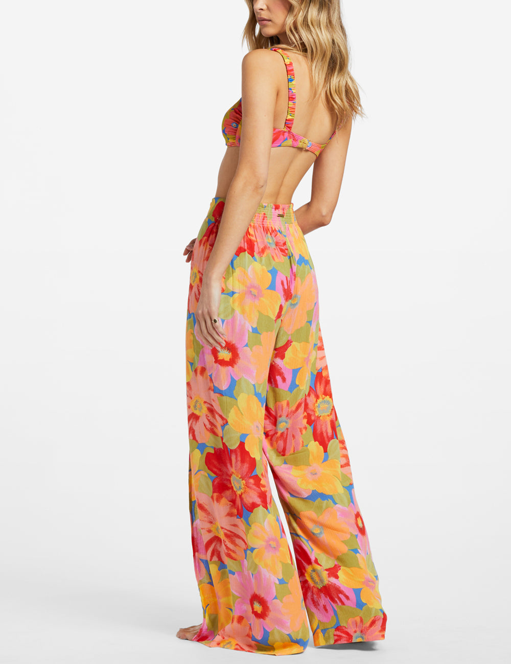 MaisonNox® | Bloemenbroek met uitlopende details