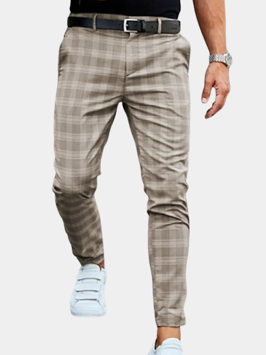 MaisonNox® | Casual Geruite Broek Voor Mannen