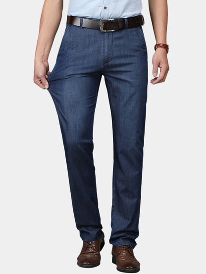 MaisonNox® | Jean Van Rekbaar Denim Met Een Klassieke Pasvorm Voor Mannen