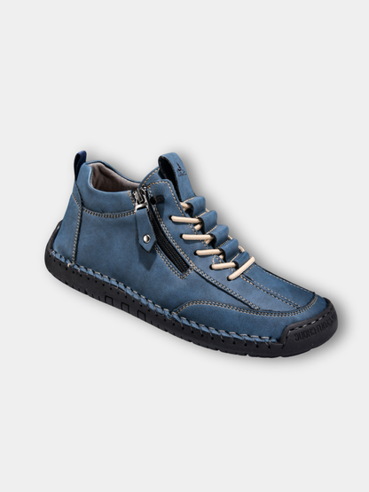 MaisonNox® | Nubuckleder Schoenen met Rits voor Mannen