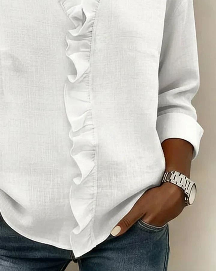 maisonnox® | Blouse met V-hals
