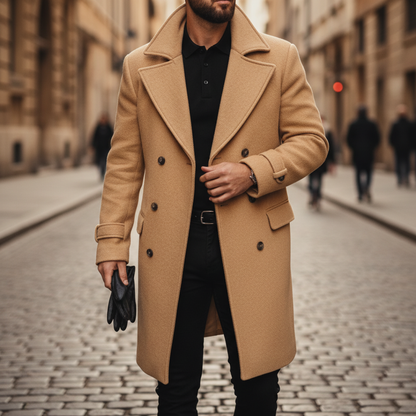 MaisonNox® | Elegante Winter Overjas met Verzorgde Pasvorm voor Dag en Stad