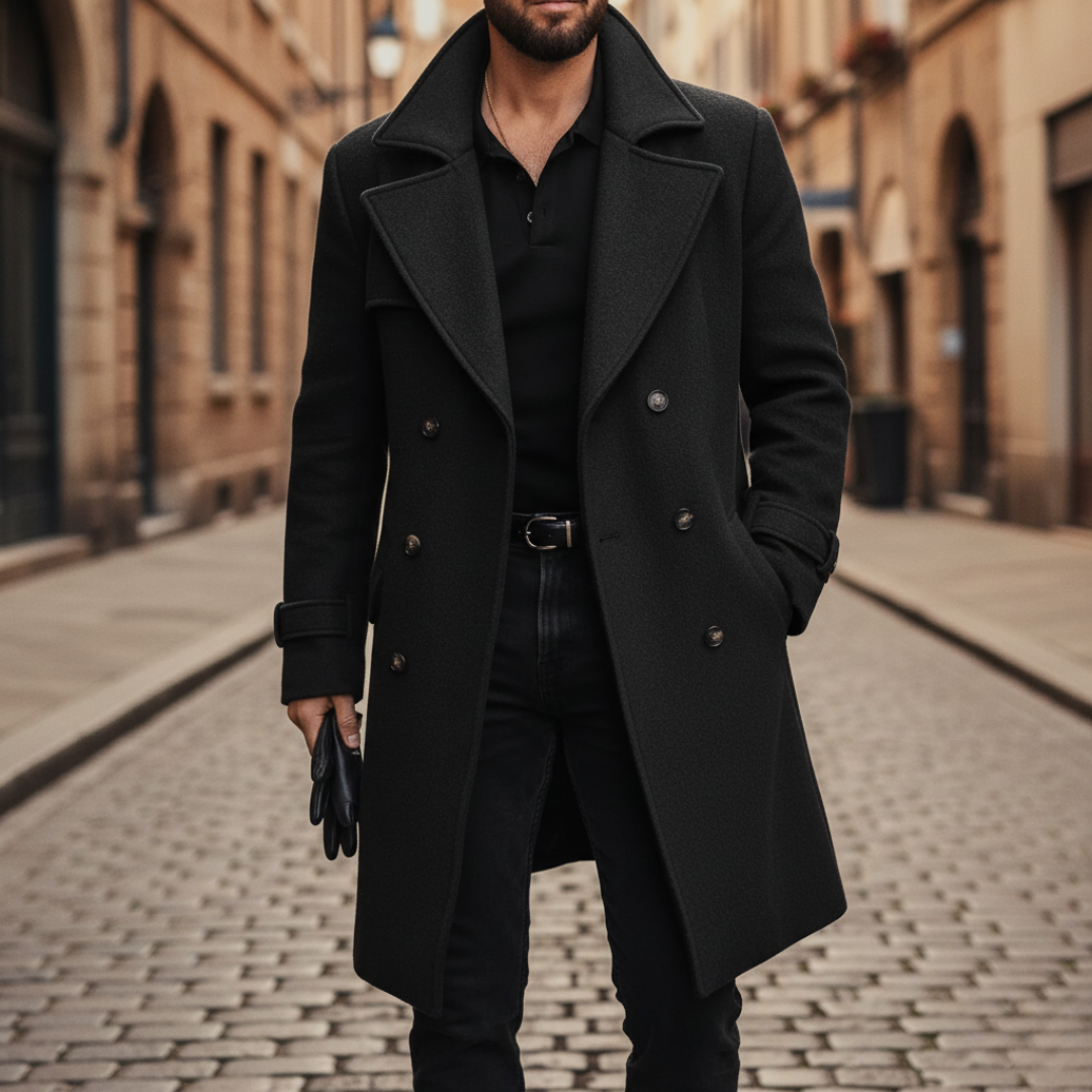 MaisonNox® | Elegante Winter Overjas met Verzorgde Pasvorm voor Dag en Stad