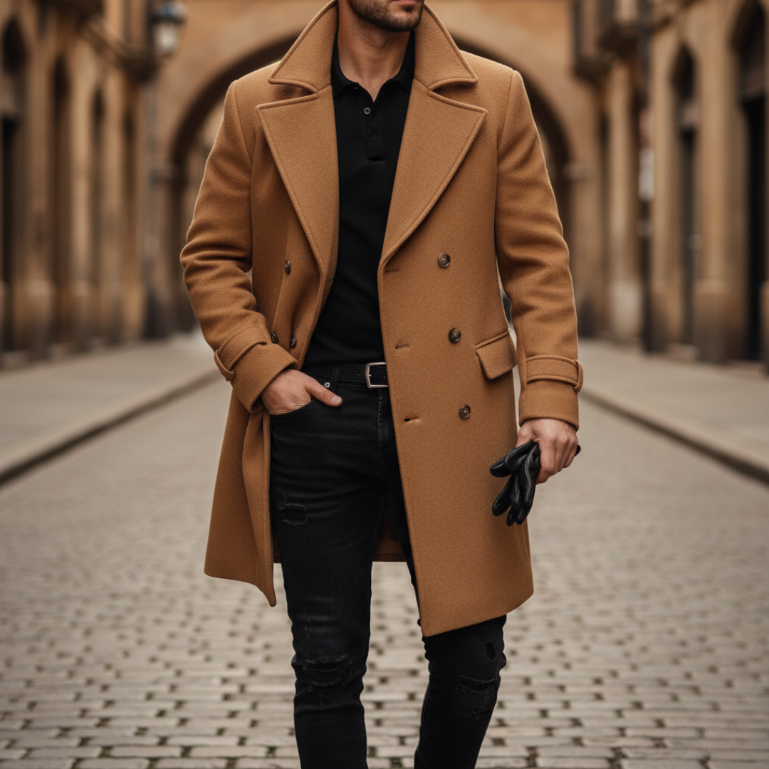 MaisonNox® | Elegante Winter Overjas met Verzorgde Pasvorm voor Dag en Stad