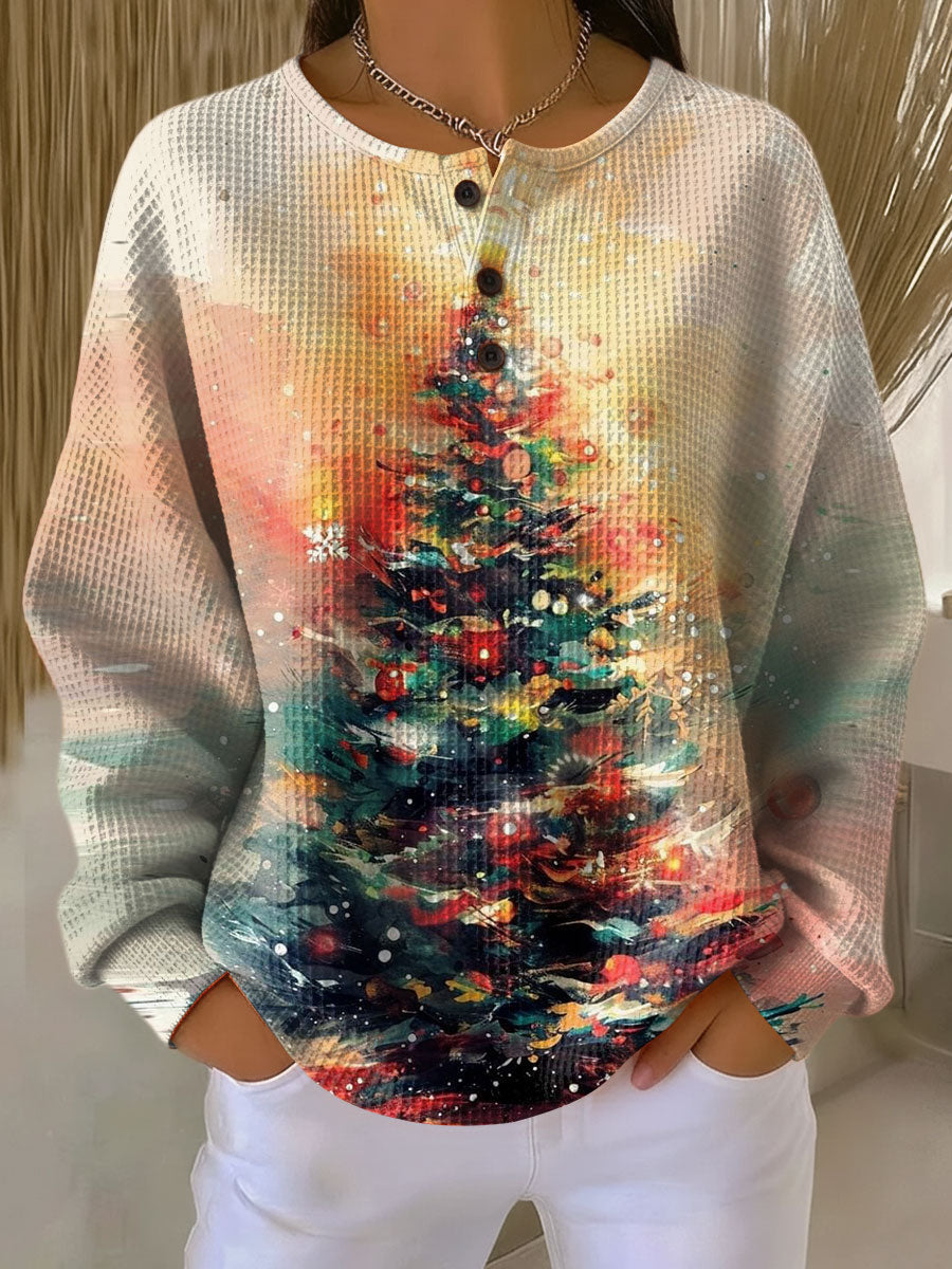 MaisonNox®| Trui met Kerstboom en Gezelligheid