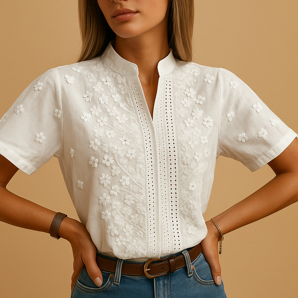 maisonnox® | Trendy witte blouse