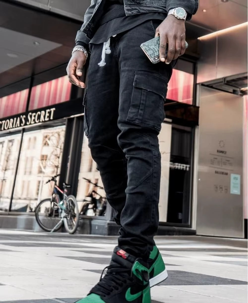 MaisonNox® | Cargo Street Elastic Jeans