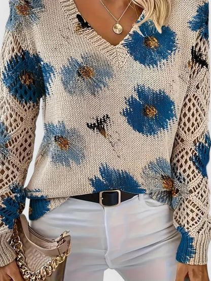MaisonNox®| Elegante trui met bloemendessin