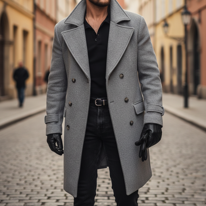 MaisonNox® | Elegante Winter Overjas met Verzorgde Pasvorm voor Dag en Stad