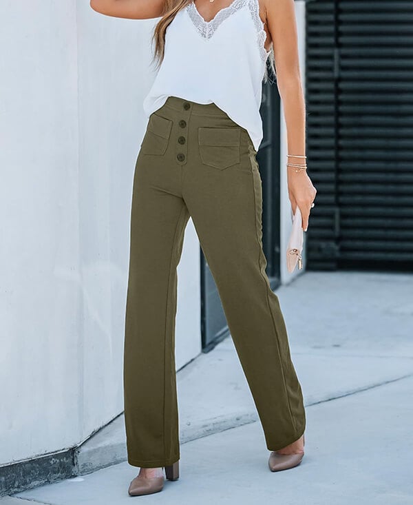 MaisonNox® | Hoge taille casual elastische broeken