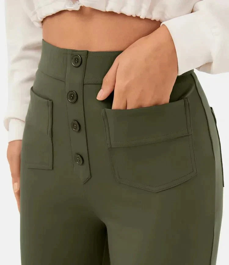 MaisonNox® | Hoge taille casual elastische broeken
