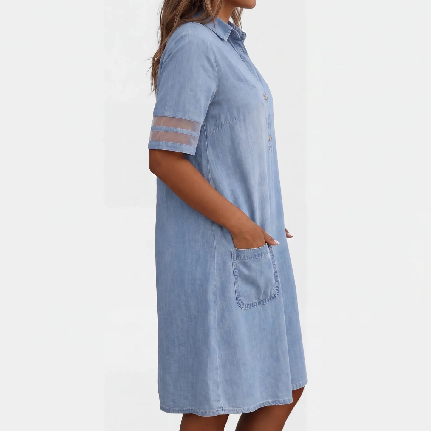 maisonnox® | Denim Look Blousejurk