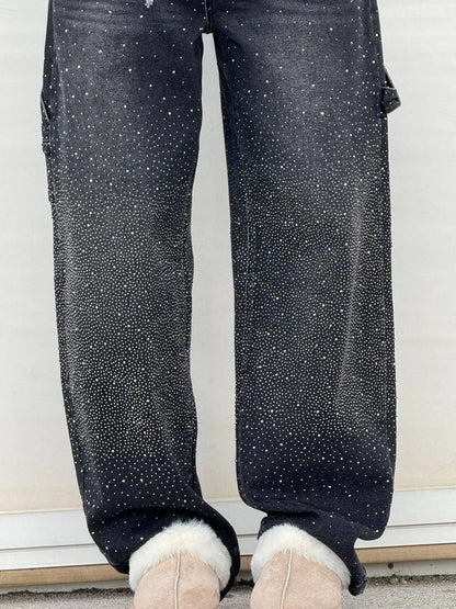 MaisonNox® | Wijde jeans voor dames – Modecomfort met een sprankelend accent