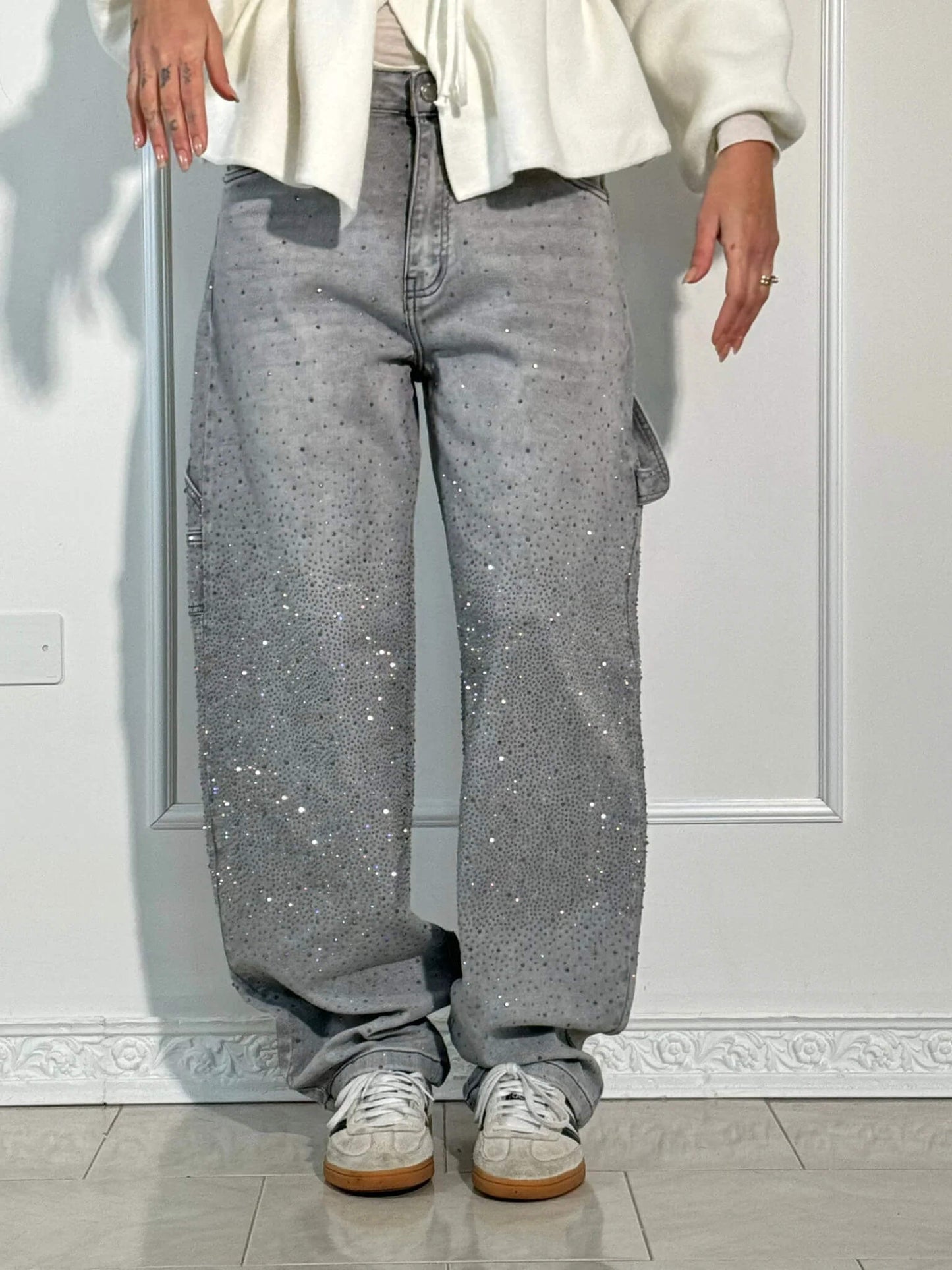 MaisonNox® | Wijde jeans voor dames – Modecomfort met een sprankelend accent