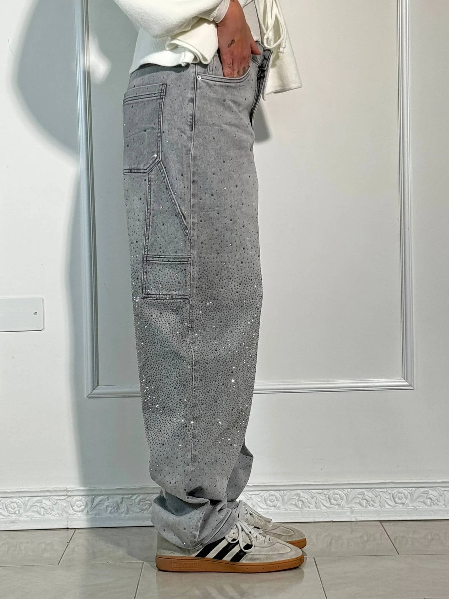 MaisonNox® | Wijde jeans voor dames – Modecomfort met een sprankelend accent