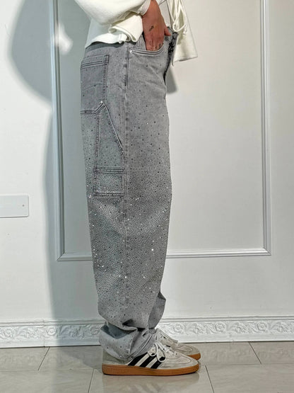 MaisonNox® | Wijde jeans voor dames – Modecomfort met een sprankelend accent