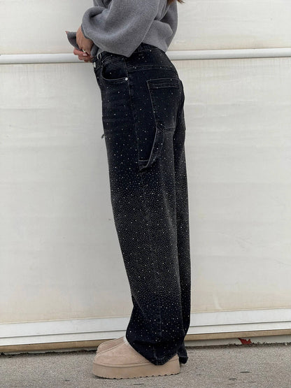 MaisonNox® | Wijde jeans voor dames – Modecomfort met een sprankelend accent