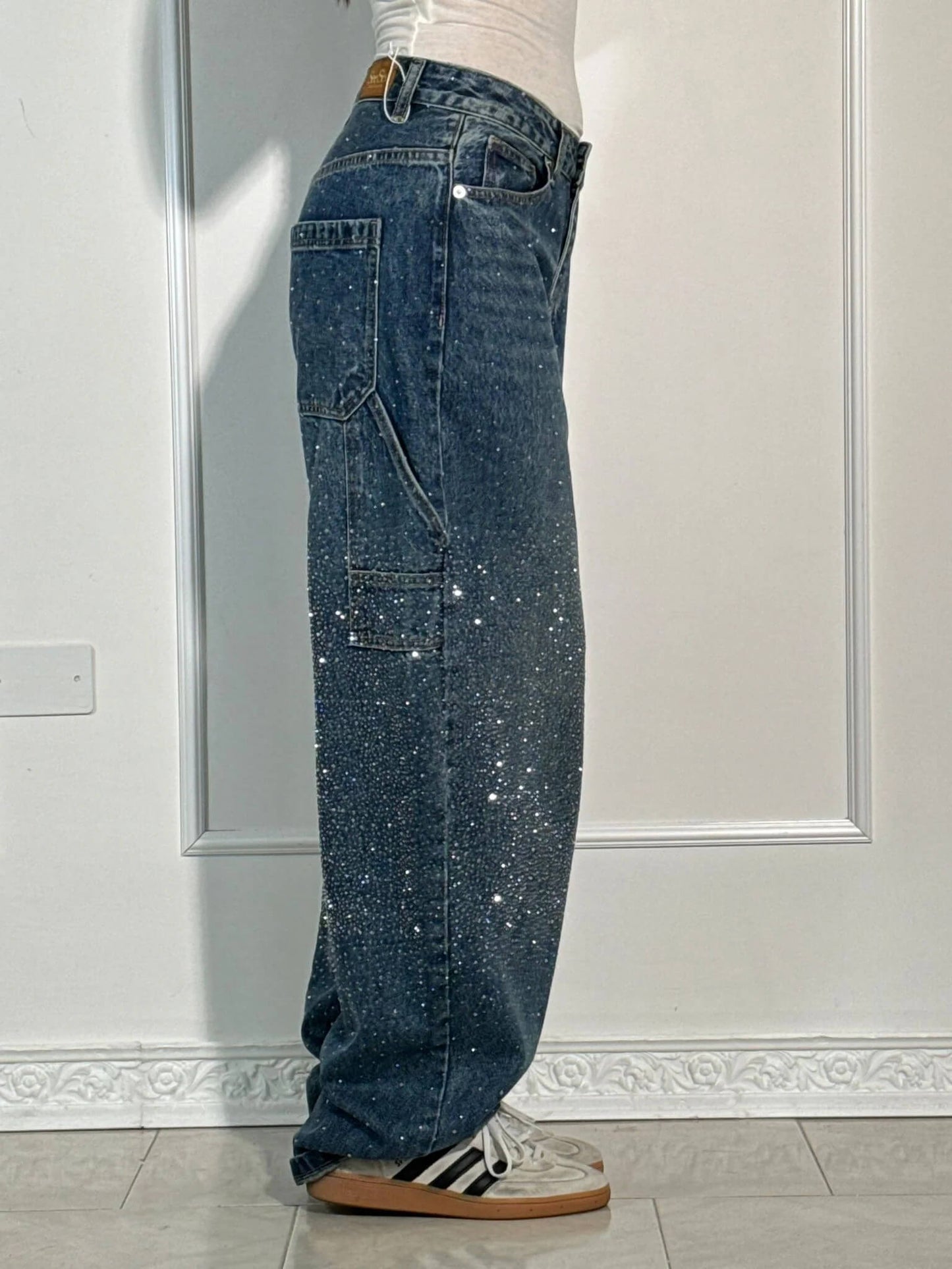 MaisonNox® | Wijde jeans voor dames – Modecomfort met een sprankelend accent