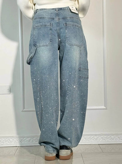 MaisonNox® | Wijde jeans voor dames – Modecomfort met een sprankelend accent