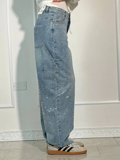 MaisonNox® | Wijde jeans voor dames – Modecomfort met een sprankelend accent