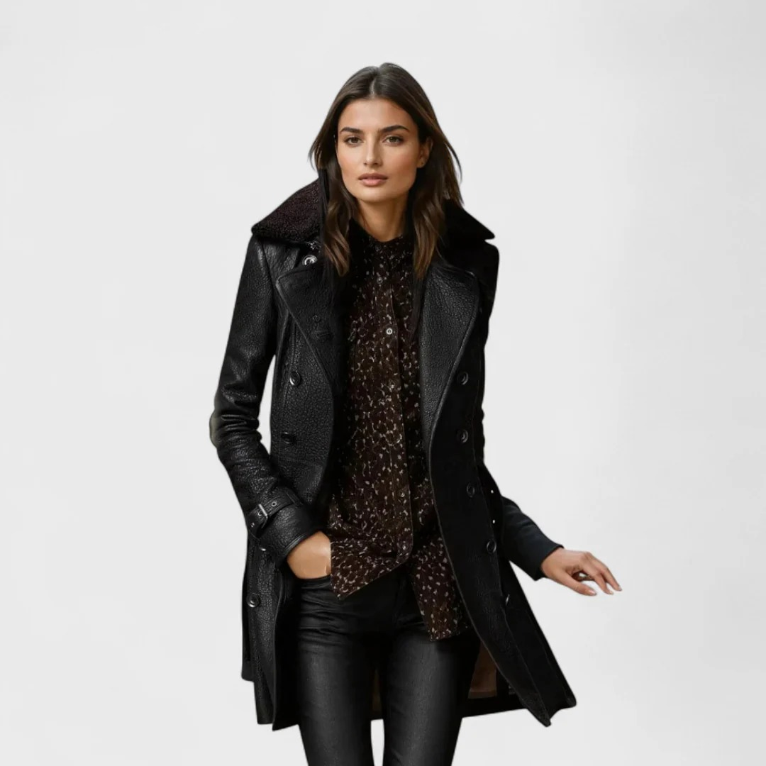 MaisonNox® | Elegante leren jas