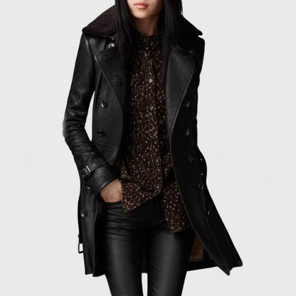 MaisonNox® | Elegante leren jas