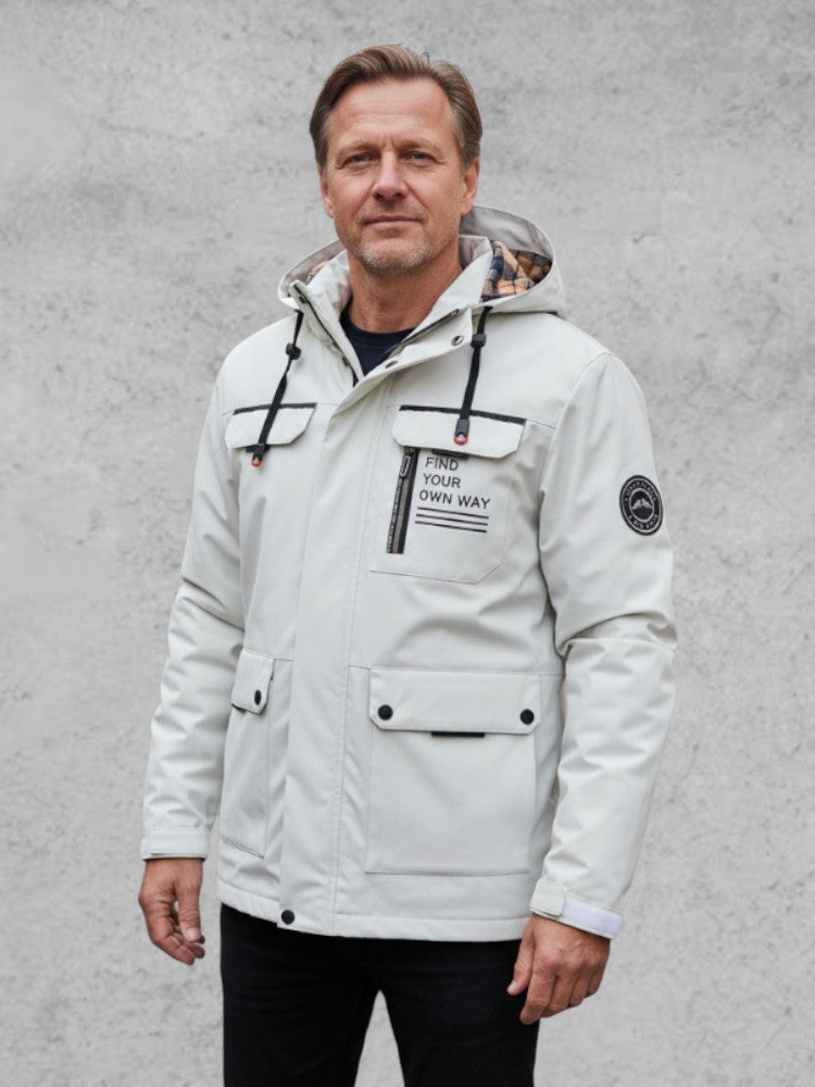 MaisonNox®  | Winterjas voor mannen met capuchon